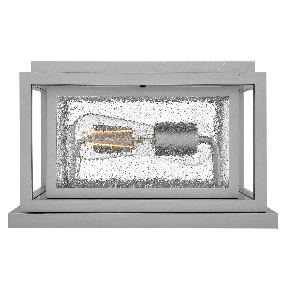 Clearwater Coastal Outdoor Pier Mount - Small - Satin Nickel - Low Voltage (12v)