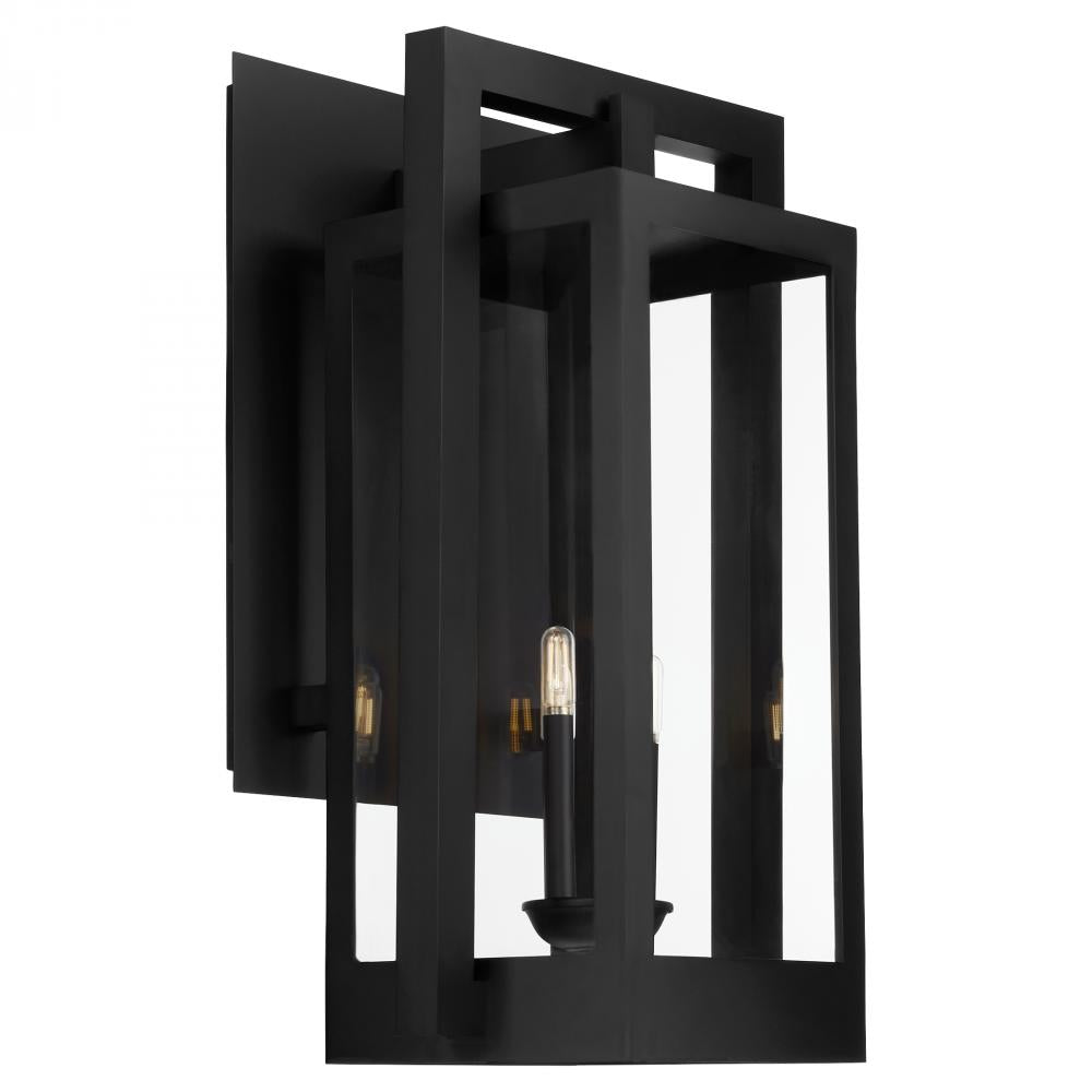 Arlo 30" Composite Wall Lantern - Textured Black