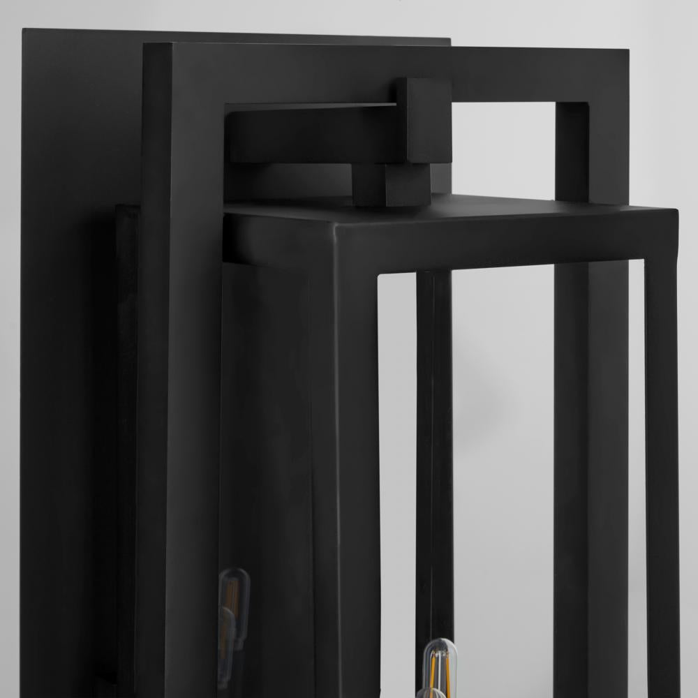 Arlo 30" Composite Wall Lantern - Textured Black