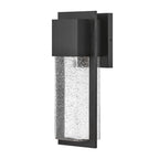 Alex 15.75" Composite Wall Lantern - Black