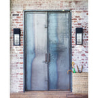 Alex 15.75" Composite Wall Lantern - Black