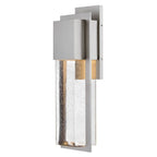 Alex 15.75" Composite Wall Lantern - Brushed Aluminum