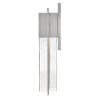 Alex 15.75" Composite Wall Lantern - Brushed Aluminum