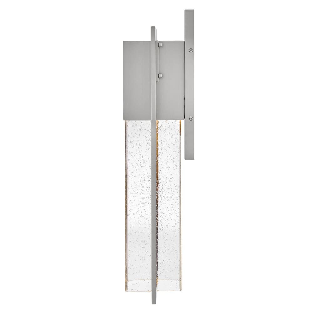 Alex 15.75" Composite Wall Lantern - Brushed Aluminum