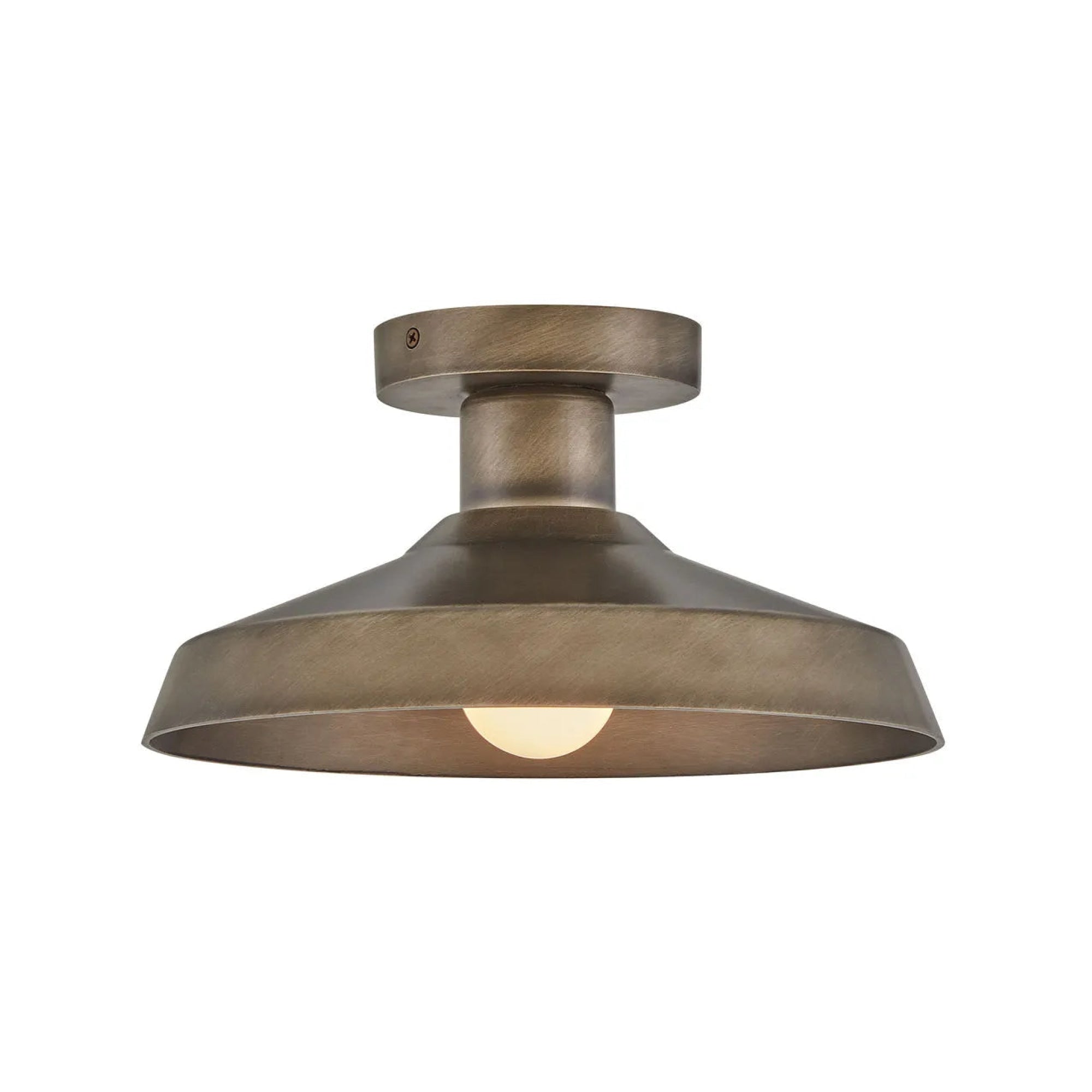 Hinkley Forge Coastal Outdoor Flush Mount - Burnished Bronze 7412072BU Coastal Lighting
