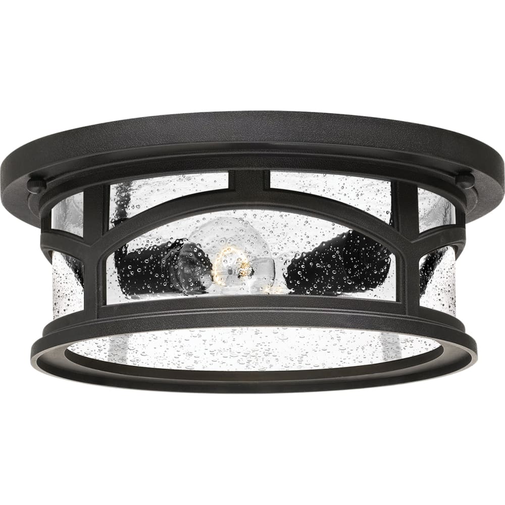 Marblehead Coastal Outdoor Flush Mount - Black