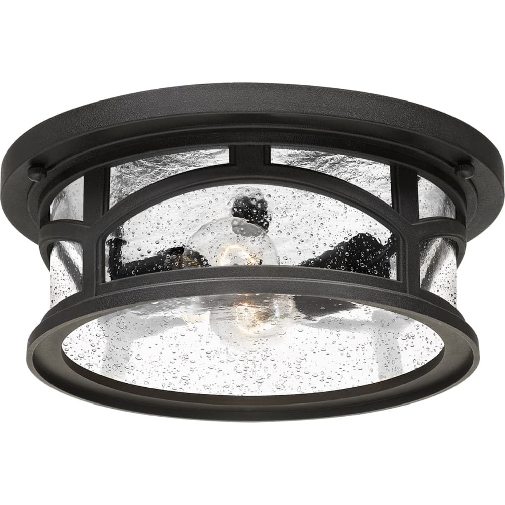 Marblehead Coastal Outdoor Flush Mount - Black